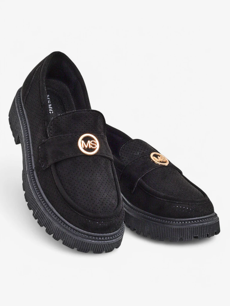 Royalfashion Жени еко велур мокасини Dunes