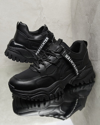 Черни дамски спортни обувки Evilpo- Footwear