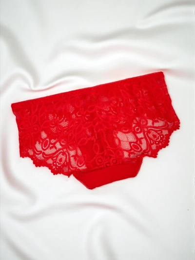 Дамски бикини тип слип с дантела