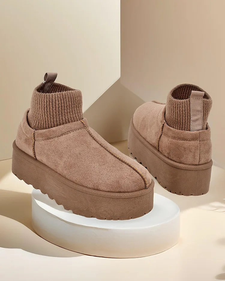 Royalfashion Къси дамски ботуши за сняг Vevello