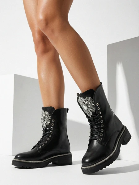 Дамски еко кожени боти Evinell