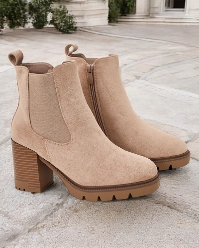 Royalfashion Дамски ботуши с токчета Timoxo