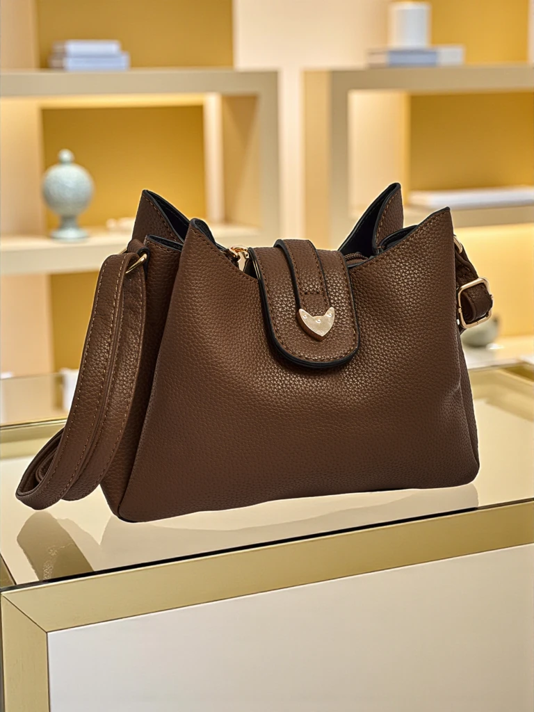 Малка дамска чанта от еко кожа Narias