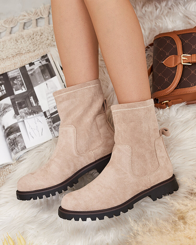 Royalfashion Дамски ботуши Gebimma от еко велур