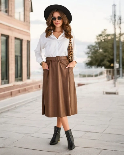 Рокля за миди юниори на Royalfashion PLUS SIZE