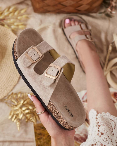 Royalfashion Дамски джапанки с катарами Foumy