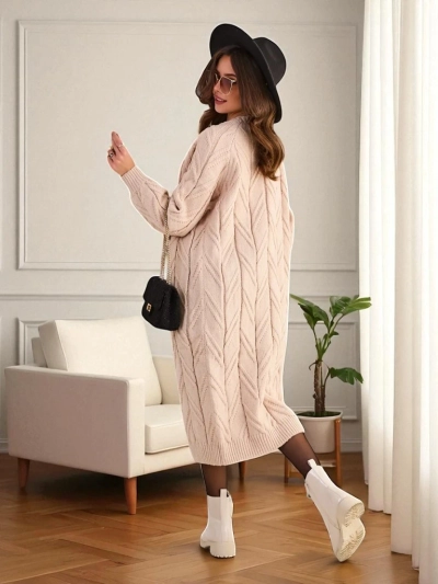 Royalfashion Плетено дамско жиле