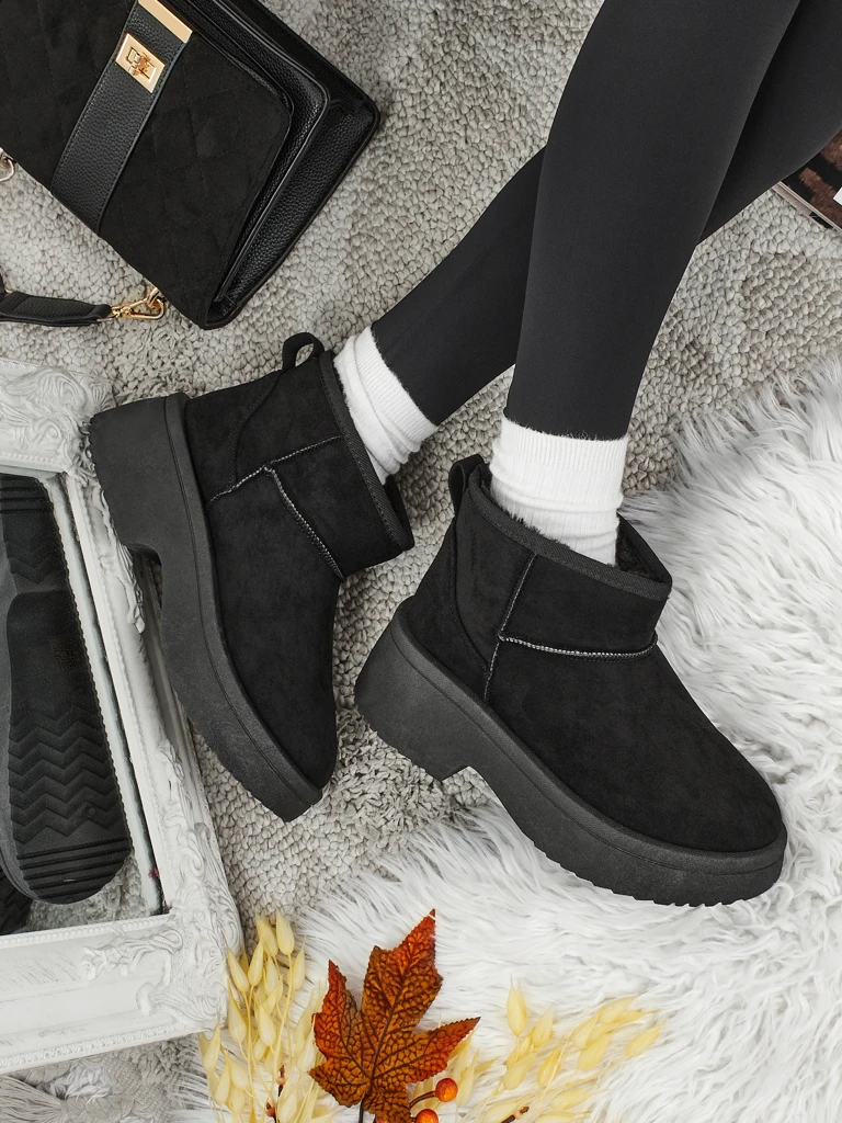 Къси дамски боти а ла сноубутс Liorah