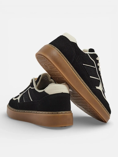 Дамски Сникърси Flora Черни Екологични Спортни за Всеки Ден