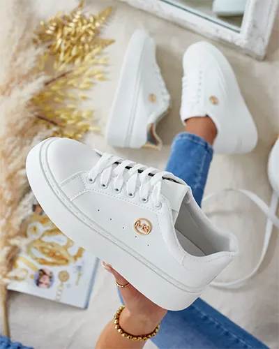 Royalfashion Дамски спортни маратонки на платформа Calomie