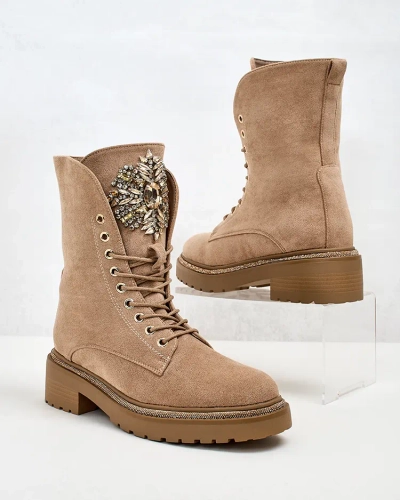 Royalfashion Дамски високи ботуши Sinno