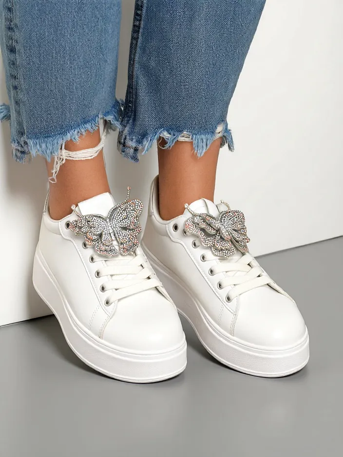 Royalfashion дамски платформи с пеперуда Obellay