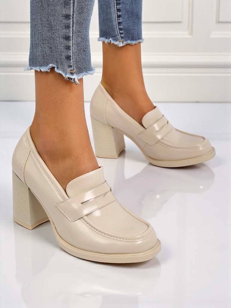 Royalfashion Дамски мокасини на ток Minerva