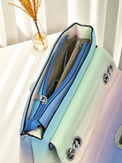 Royalfashion Малка дамска чанта от еко кожа с омбре ефект Sophie Rose