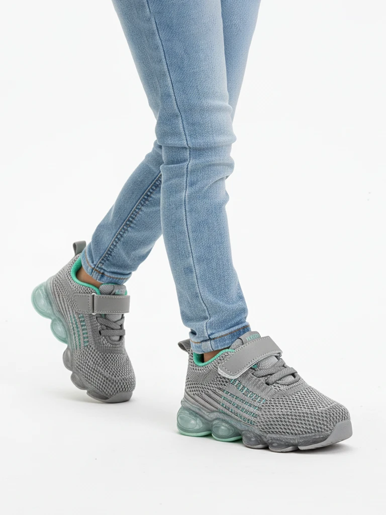 Детски маратонки Astra Сиви Синтетични Спортни за Лятото