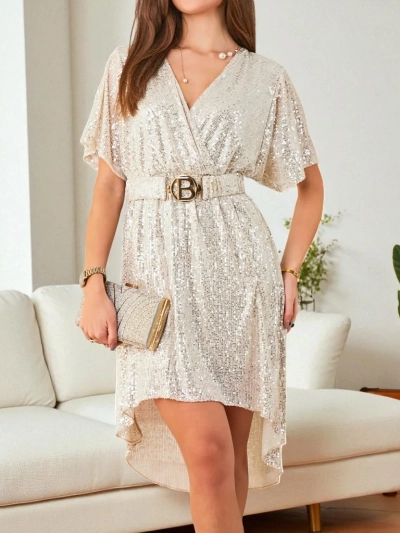 Дамска рокля на Royalfashion с пайети