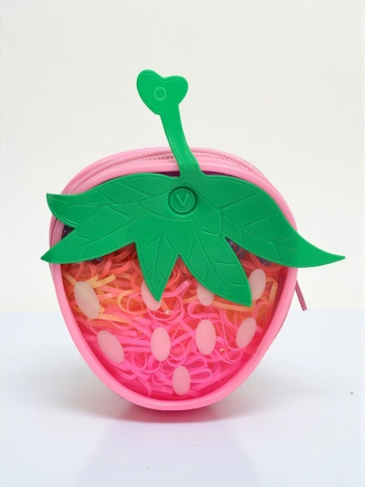 Royalfashion Многоцветни силиконови ластици за коса Ягода