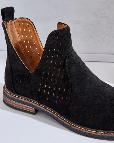 Royalfashion Дамски ботуши Ovilla от велур eko