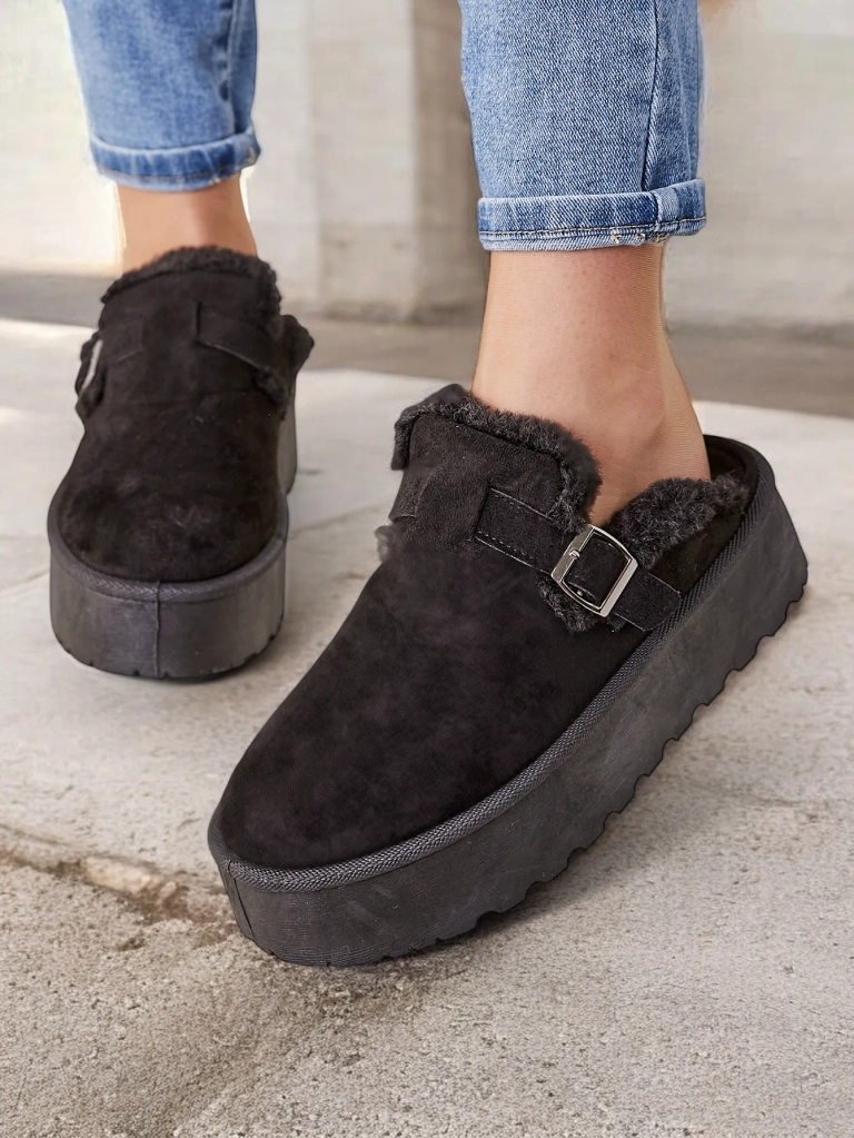 Royalfashion Къси глезенови ботуши без токчета за жени Поктес