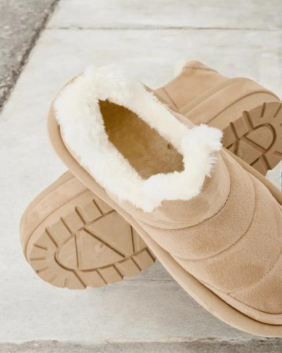 Royalfashion Дамски къси ботуши Zoeno a'la snow boots