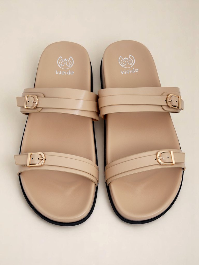 Royalfashion Дамски чехли от еко кожа EcoTwins Slides