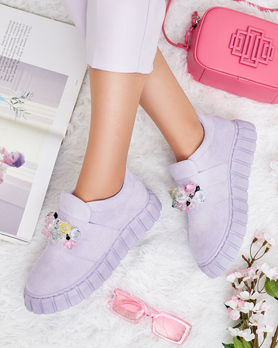 Royalfashion Спортни полуобувки с цветни камъни Resinello