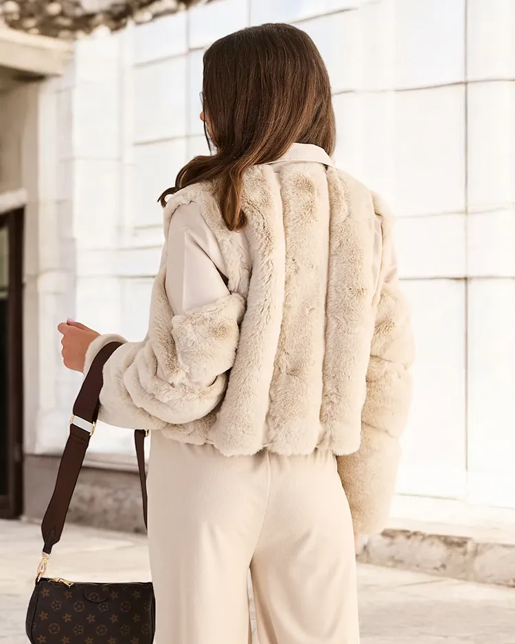 Дамско яке в мото стил от еко кожа с джобове