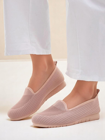 Royalfashion дамски текстилни мокасини Caerit