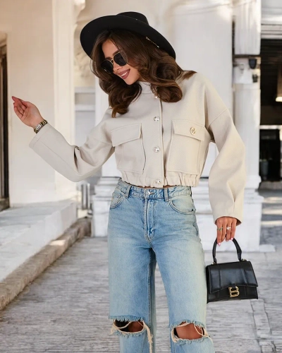 Royalfashion Дамско яке тип "бомбър"