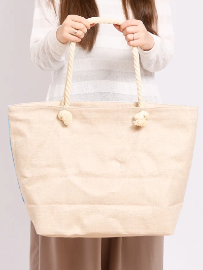 Royalfashion Голяма текстилна чанта с печат