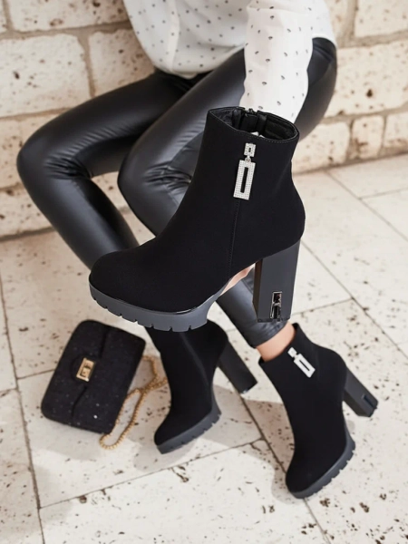 Royalfashion Дамски ботуши Beroleda с декорация Stiletto