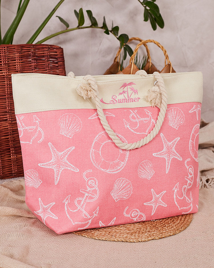 Royalfashion Чанта от плат в празничен десен за рамо