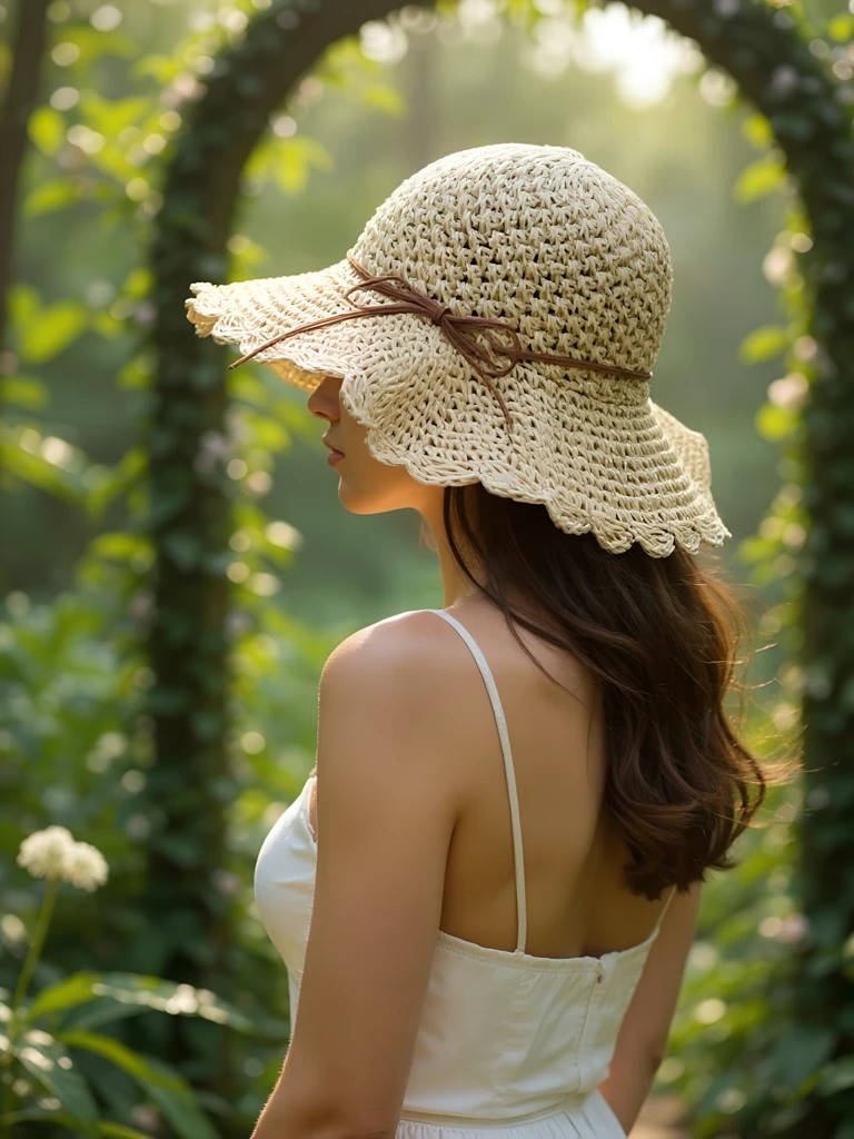 Royalfashion Дамска сламена шапка Whisper Bow