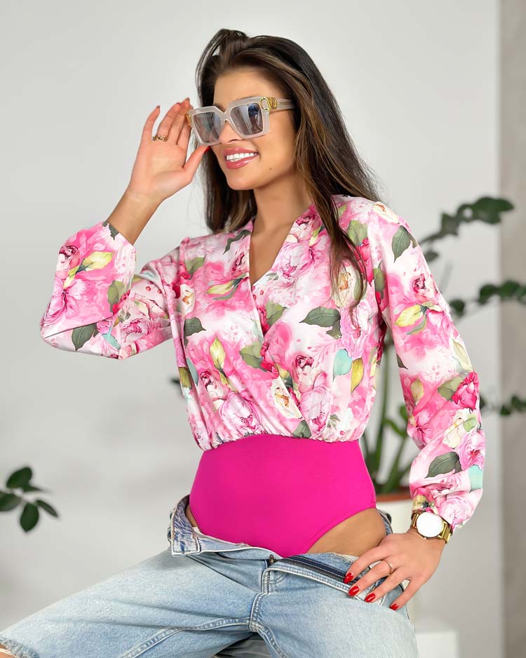 Royalfashion Дамско боди с принт