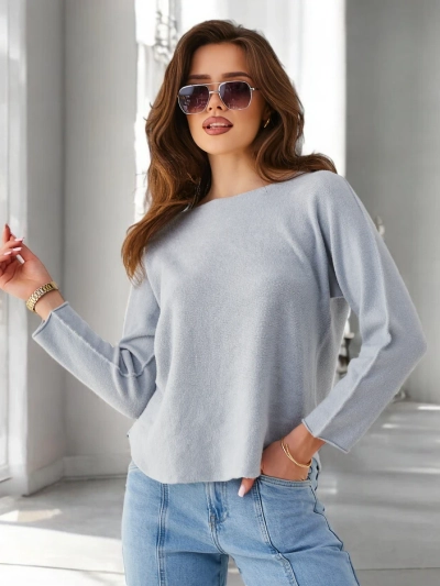 Royalfashion Вискозен тънък женски пуловер