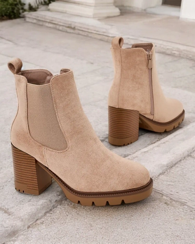 Royalfashion Дамски ботуши с токчета Timoxo