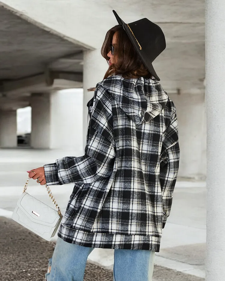 Royalfashion Дамско палто тип риза