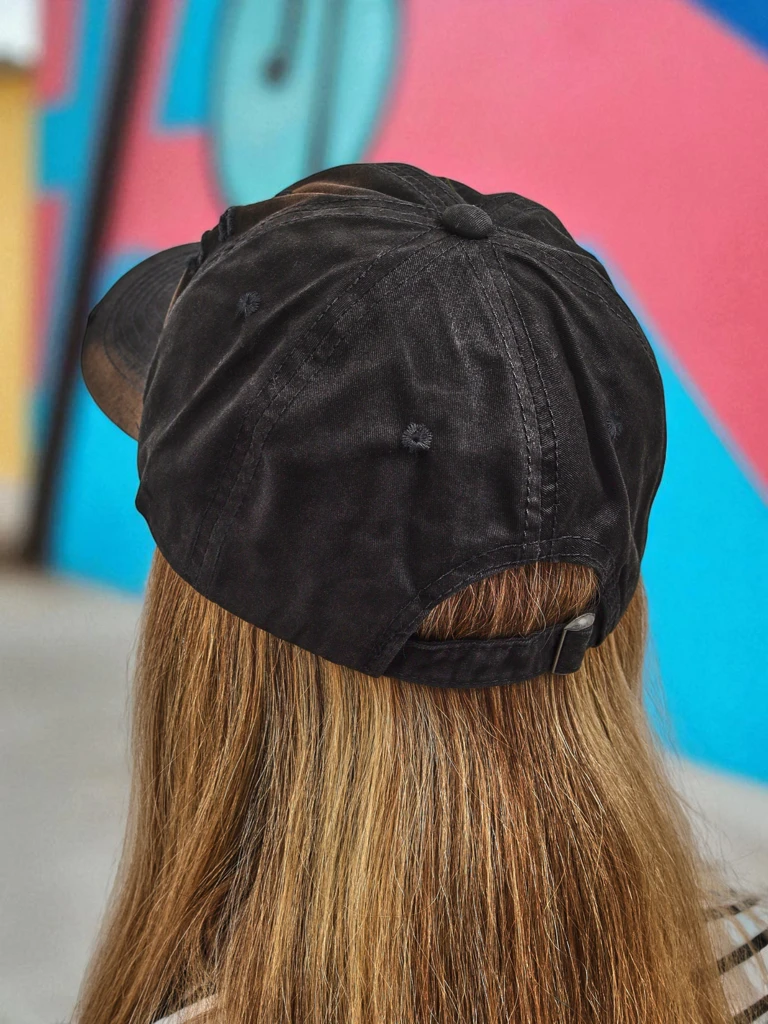 Royalfashion Шапка с козирка New York 1976 с изтърквания