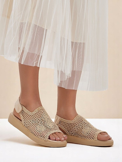 Royalfashion дамски ажурни сандали с горна част Levay