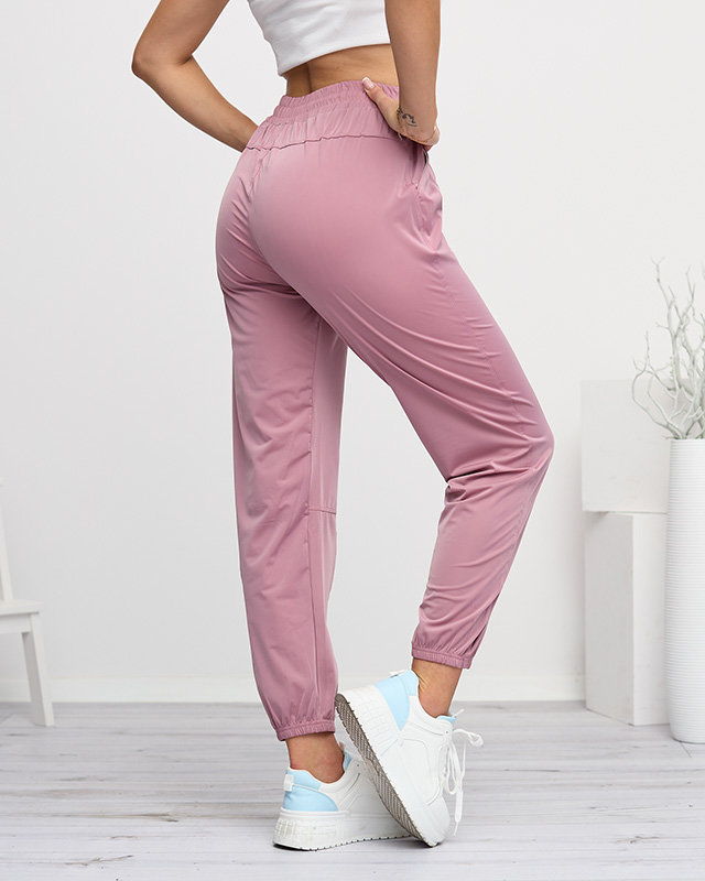 Тъмно розови дамски панталони - Облекло