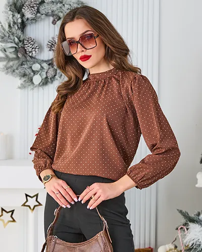 Роялфешън Дамска риза с камъни