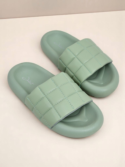 Royalfashion Дамски чехли на равна подметка Quilt Walk