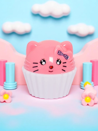 Детски балсам за устни с котенце в кексче – овлажнява и регенерира