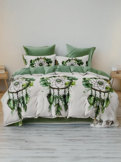 Royalfashion Шарено спално бельо 180x200 комплект 3 ЧАСТИ