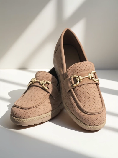 Обувки на плосък ток Royalfashion за жени с декорация на пръста