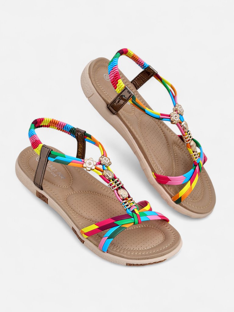 Royalfashion дамски сандали с декорации Veve