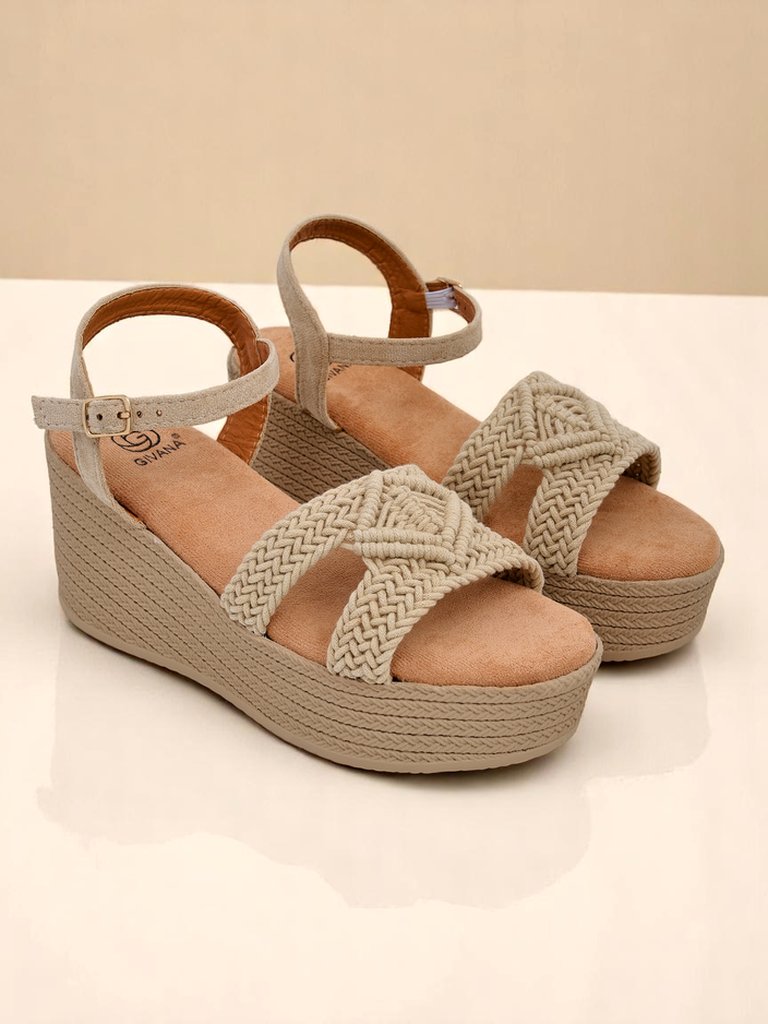 Royalfashion Дамски сандали на платформа с плитка Sunny Day