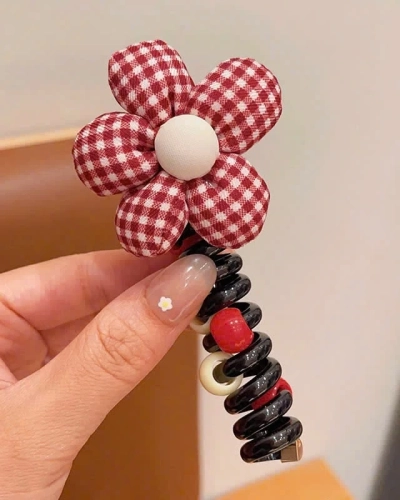 Royalfashion Спирала за коса с малко цвете Blossom Coil