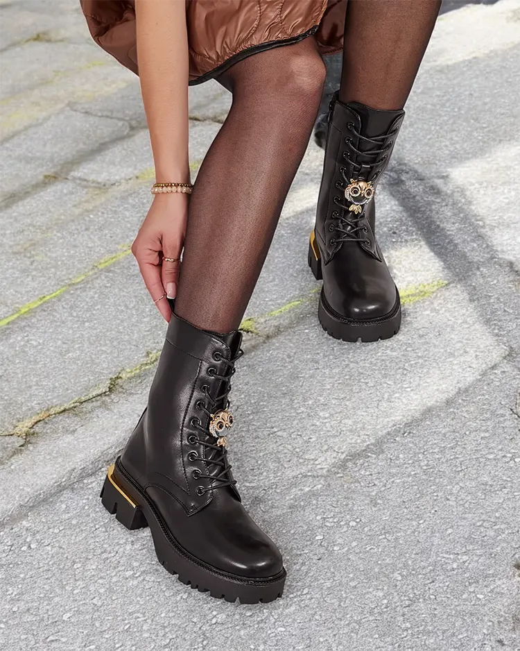 Royalfashion Дамски високи ботуши Sococ