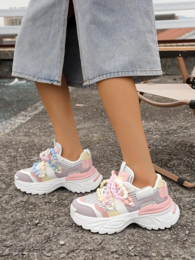 Спортни маратонки Royalfashion за жени на по-дебела подметка Loness